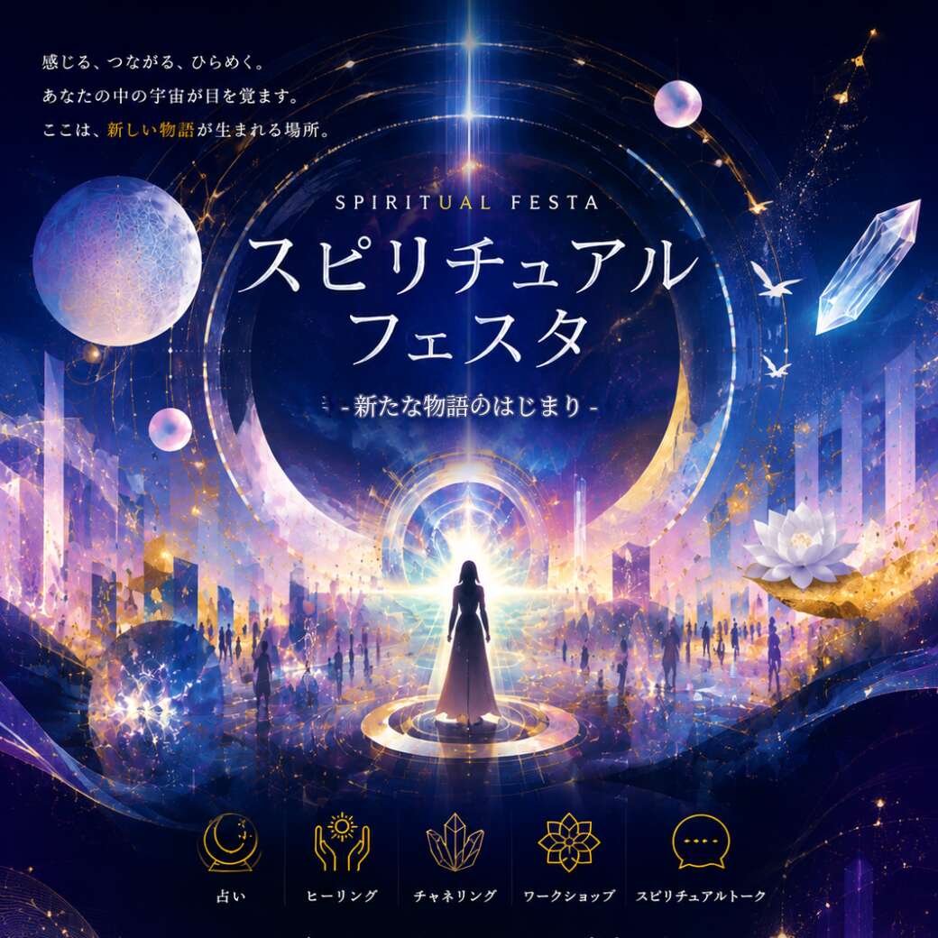 スピリチュアルフェスタの告知画像