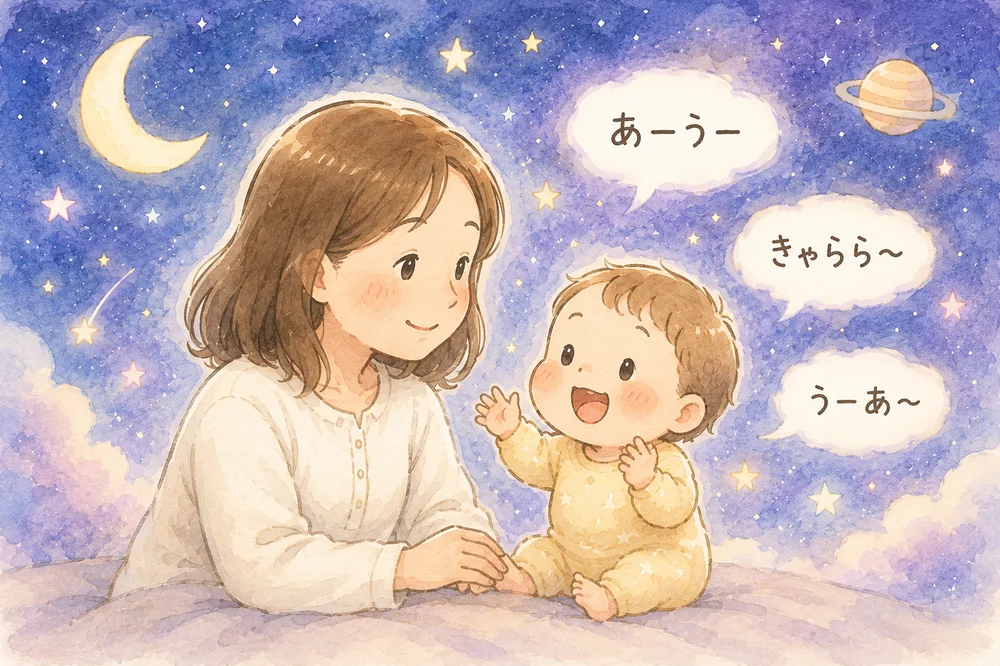 子供の宇宙語とは？いつまで続く？喃語との違いも解説